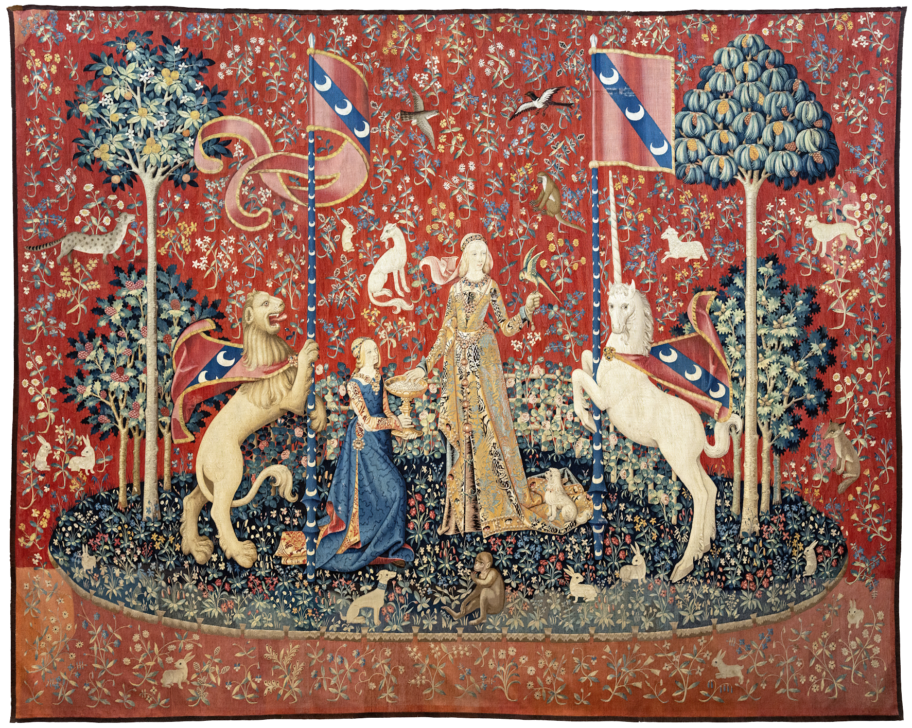 Tapisserie de la tenture dite de La Dame à la Licorne