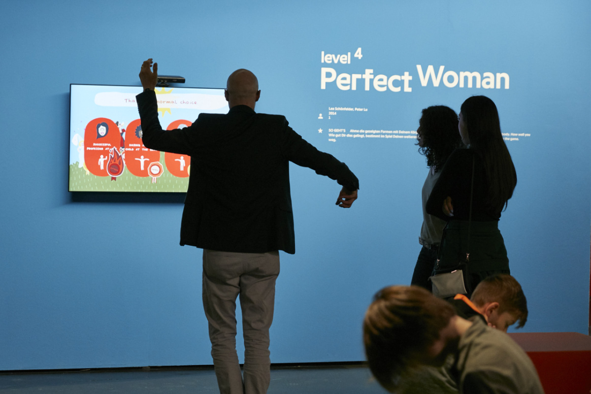 Espace jeu vidéo du Centre d’art et des médias de Karlsruhe