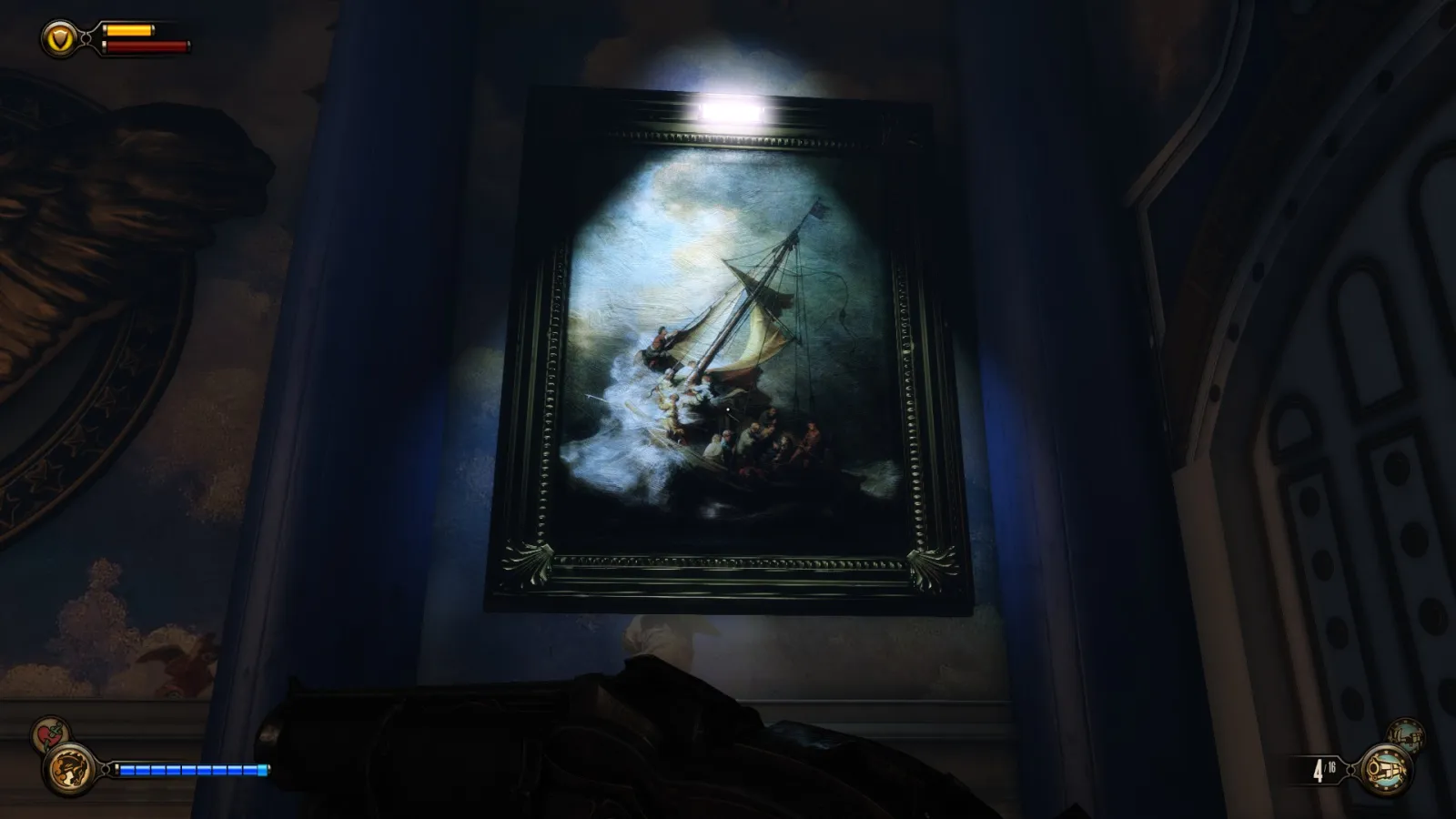 Bioschok Infinite Rembrant Christ dans la tempête