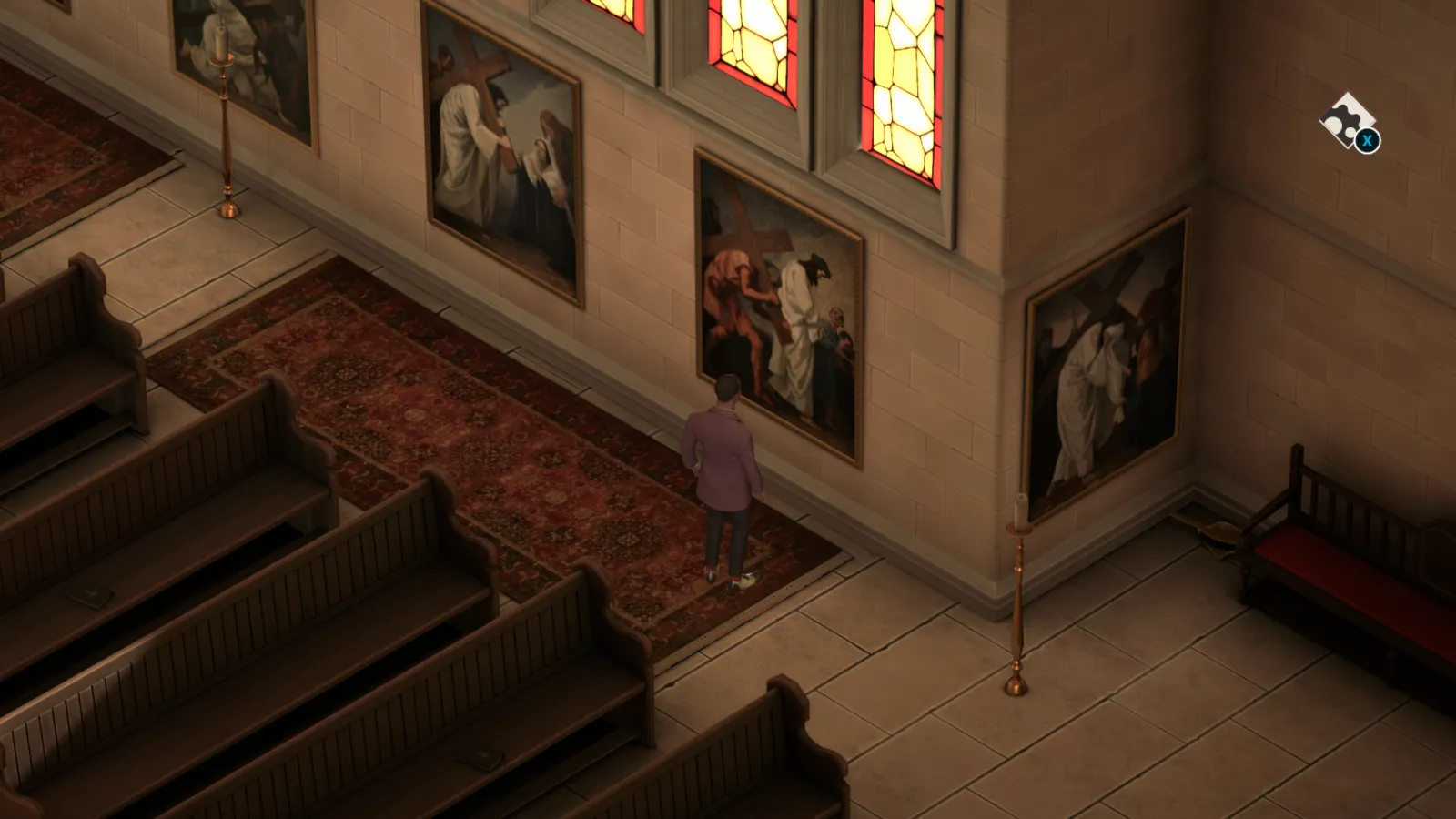 Hercule Poirot London Case Fugel Chemin de croix