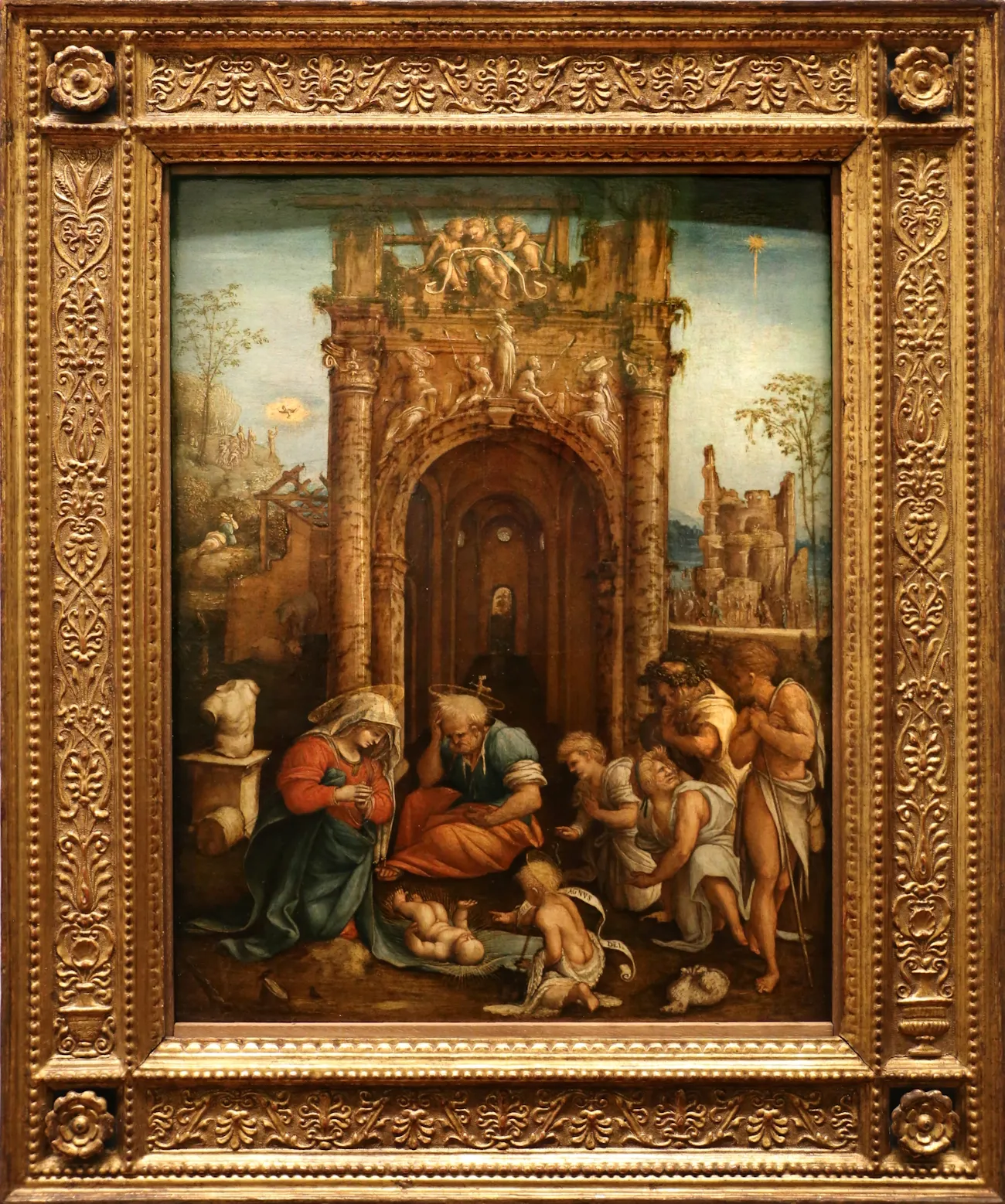 Aspertini adoration des bergers Offices