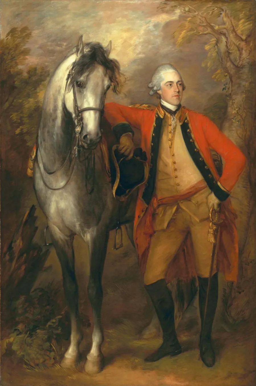 Gainsborough, Portrait d'Edward Ligonier, vicomte Ligonier