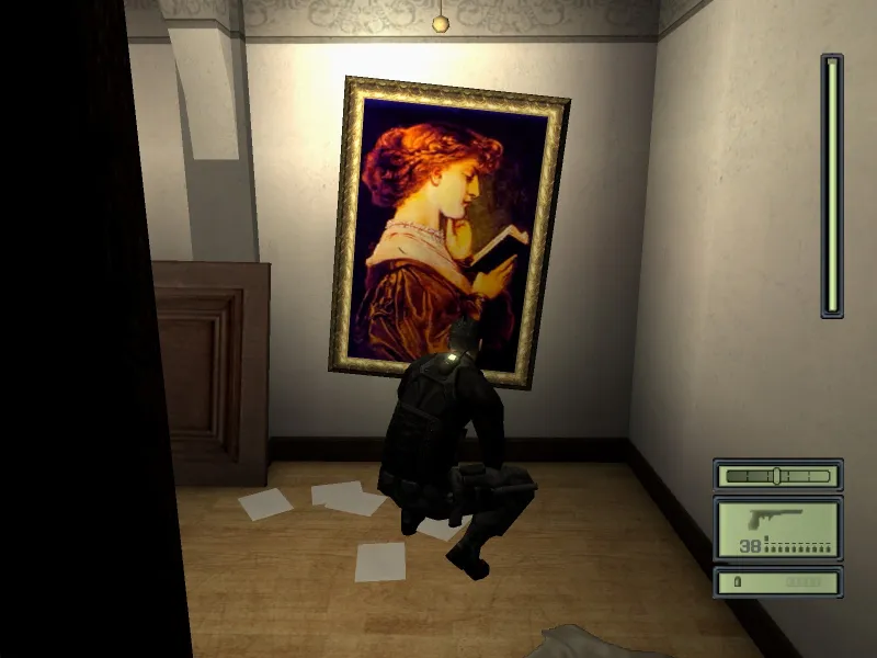 Splinter Cell Solomon Femme lisant