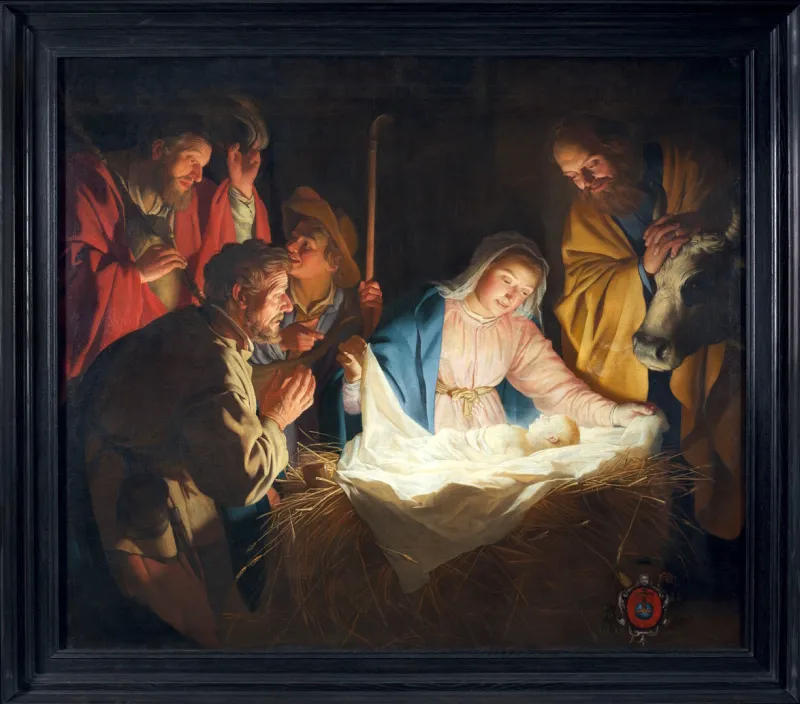 Honthorst L'Adoration des bergers