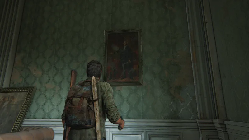 The Last of Us P1, Portrait de George Washington par Gilbert Stuart