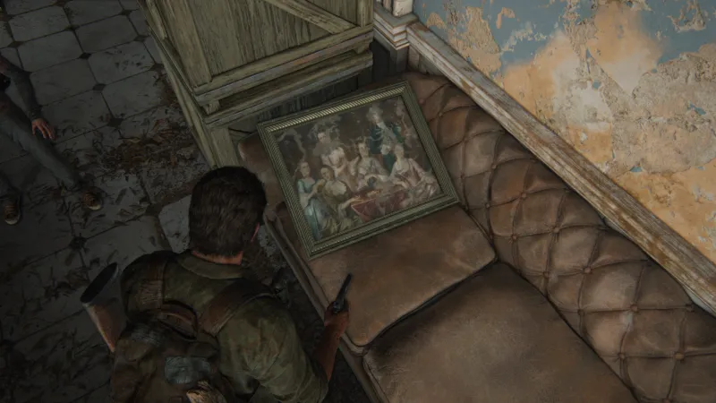 The Last of Us Part I, portrait de la famille Greenwood-Lee par John Greenwood