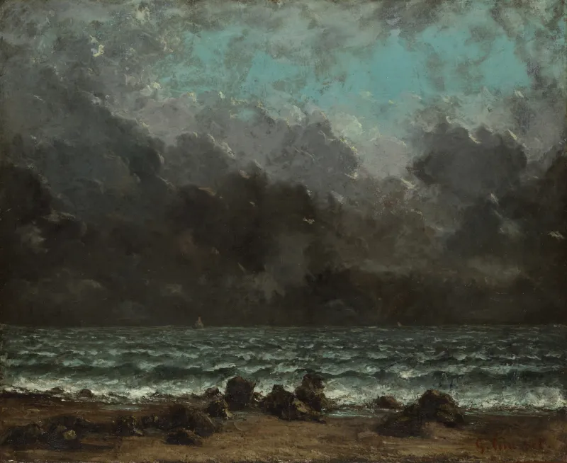 Courbet, La Mer, Met