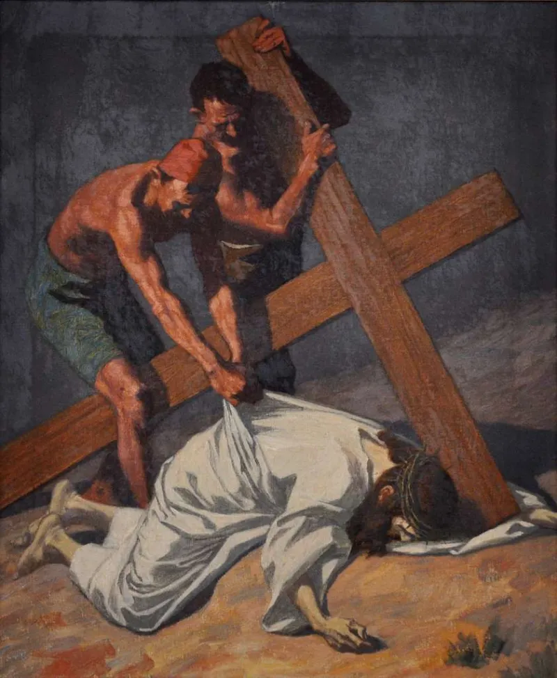 Fugel, Jésus tombe pour la troisième fois