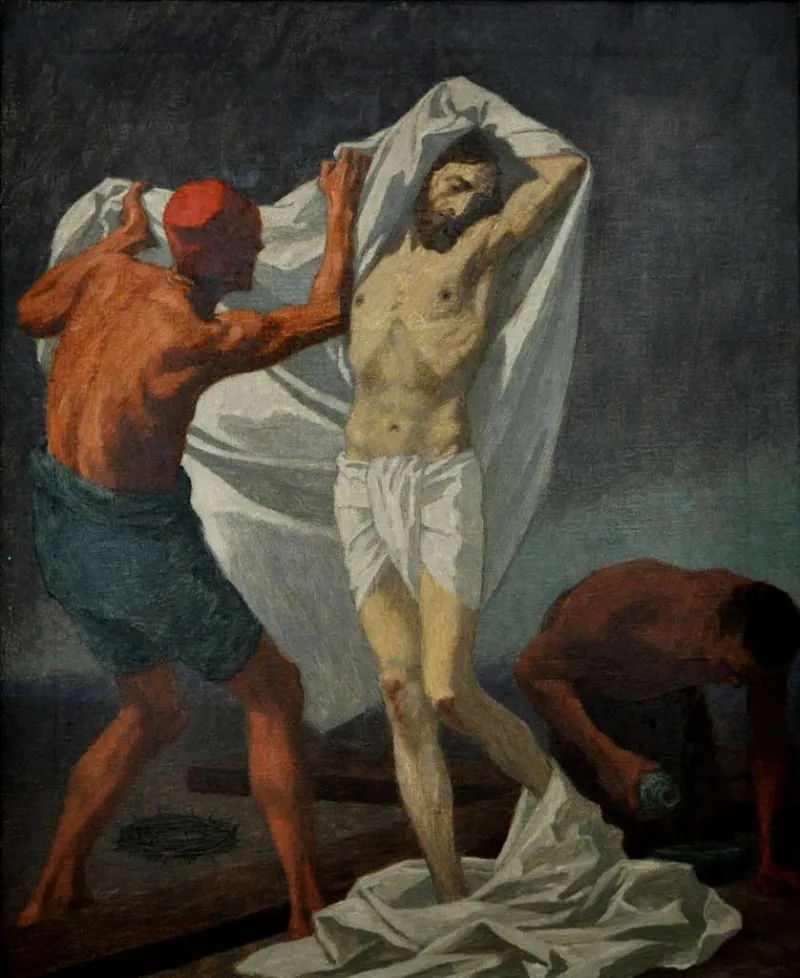 Fugel, Jésus est dépouillé de ses vêtements