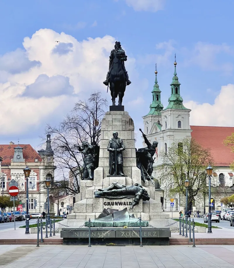 Cracovie, Monument commémoratif de la bataille de Grunwald