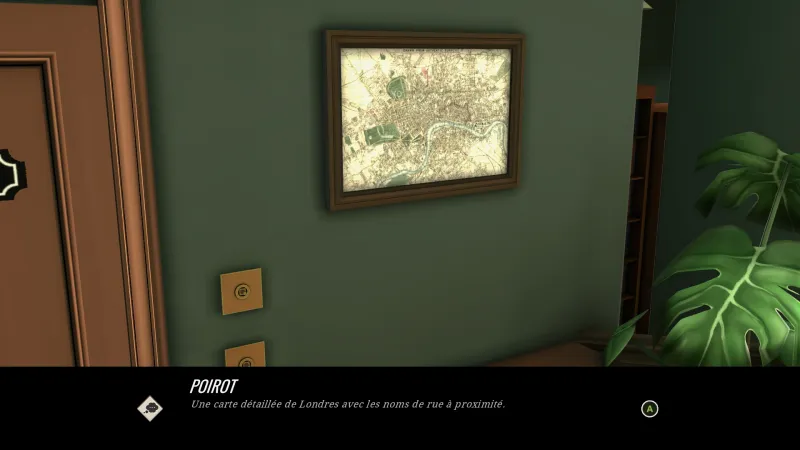 Hercule Poirot London Case, Plan de Londres