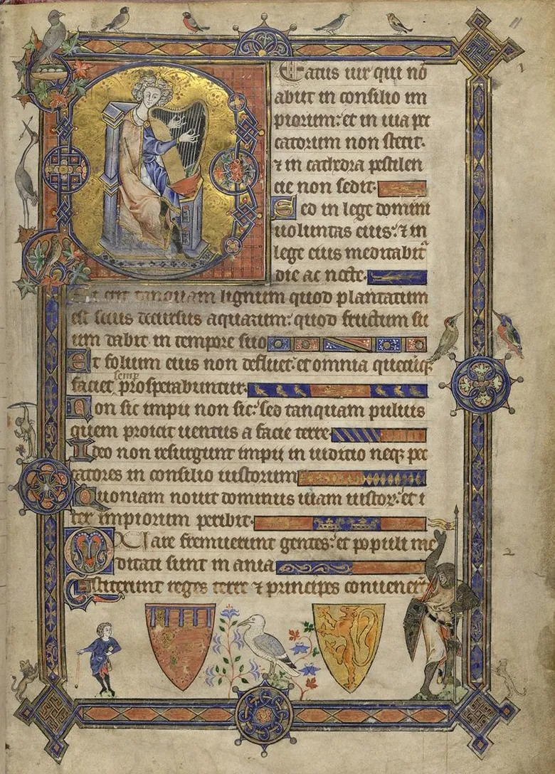 Psautier Alphonso f. 11