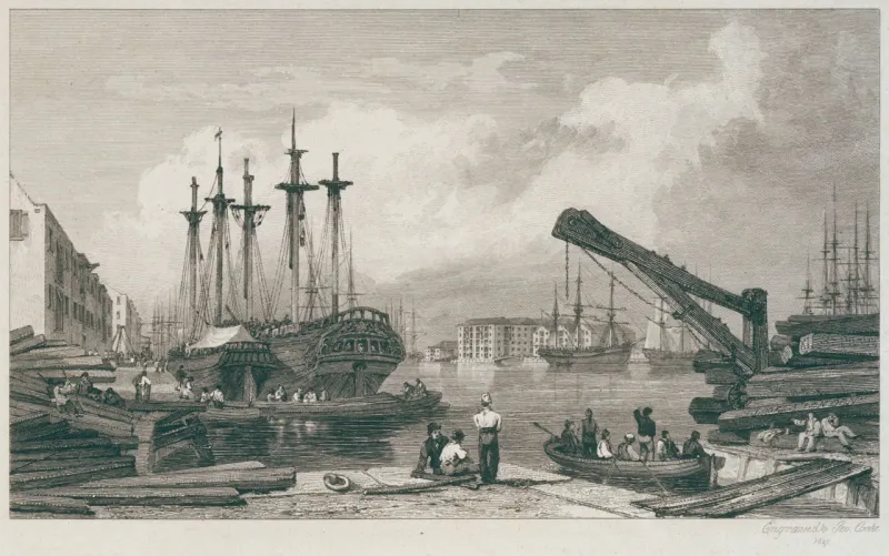 Cooke, Les docks de Rotherhithe