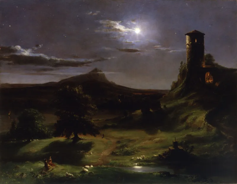 Cole, Paysage (clair de lune)