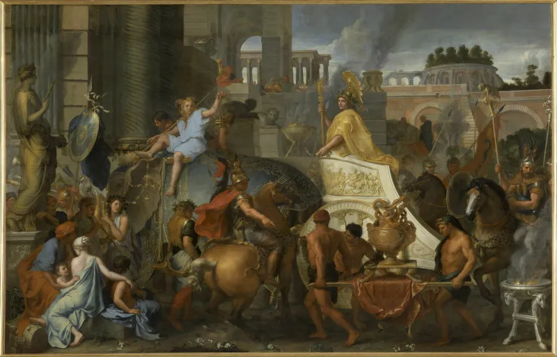 Le Brun, Entrée d'Alexandre dans Babylone