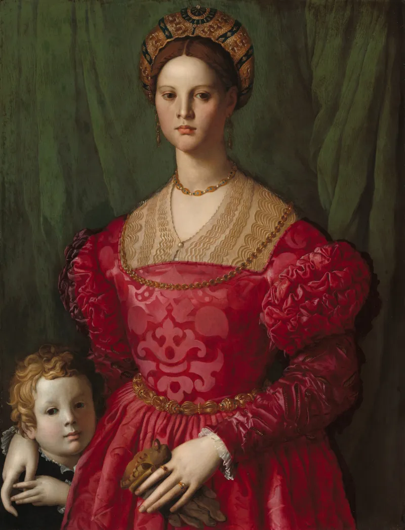 Bronzino, Une jeune femme et son petit garçon