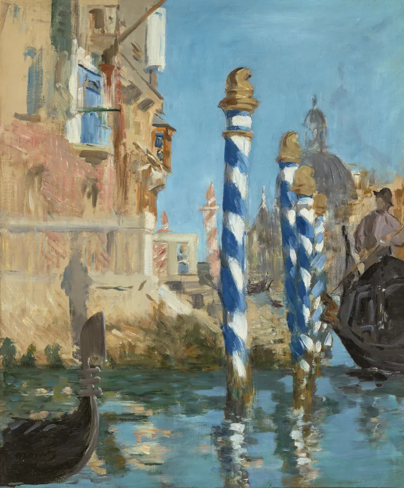 Peinture de Manet représentant le Grand Canal de Venise