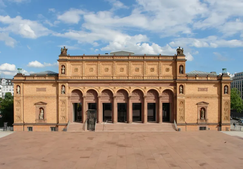 Façade de la Kunsthalle de Hambourg