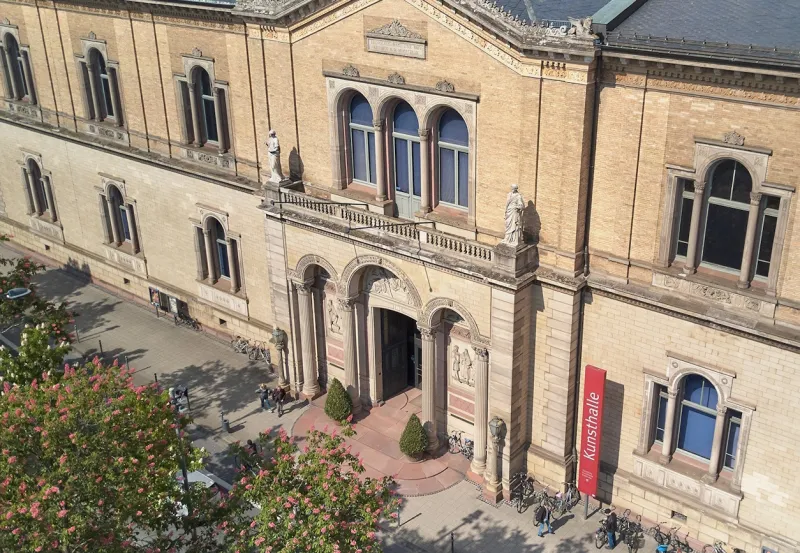 Façade du Staatliche Kunsthalle Karlsruhe