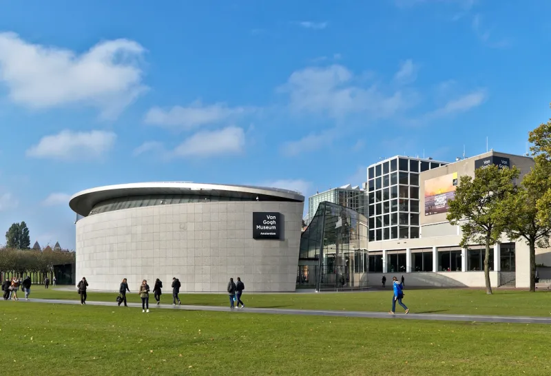 Vue du musée van Gogh à Amsterdam