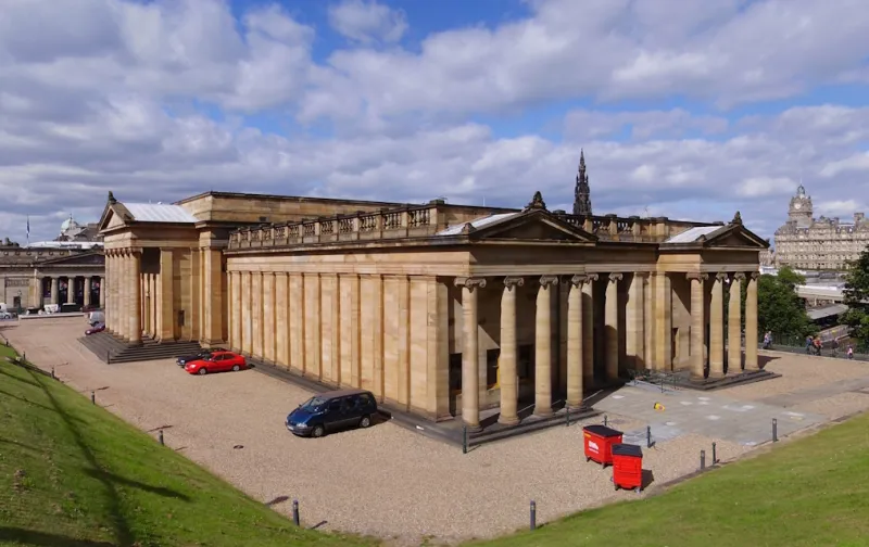 Vue de la galerie national d'Ecosse