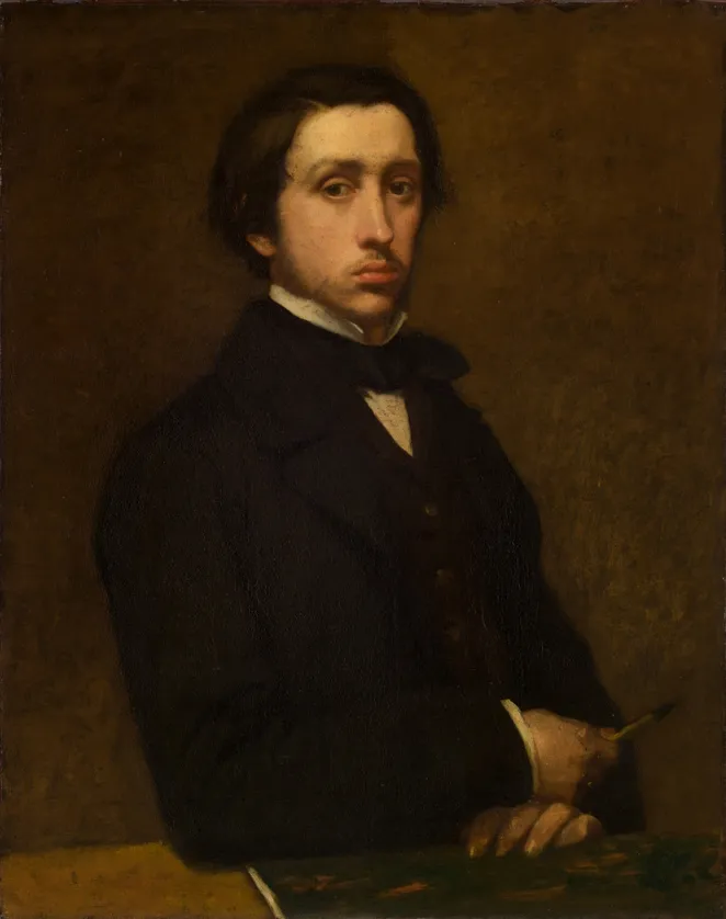 Edgar Degas autoportrait