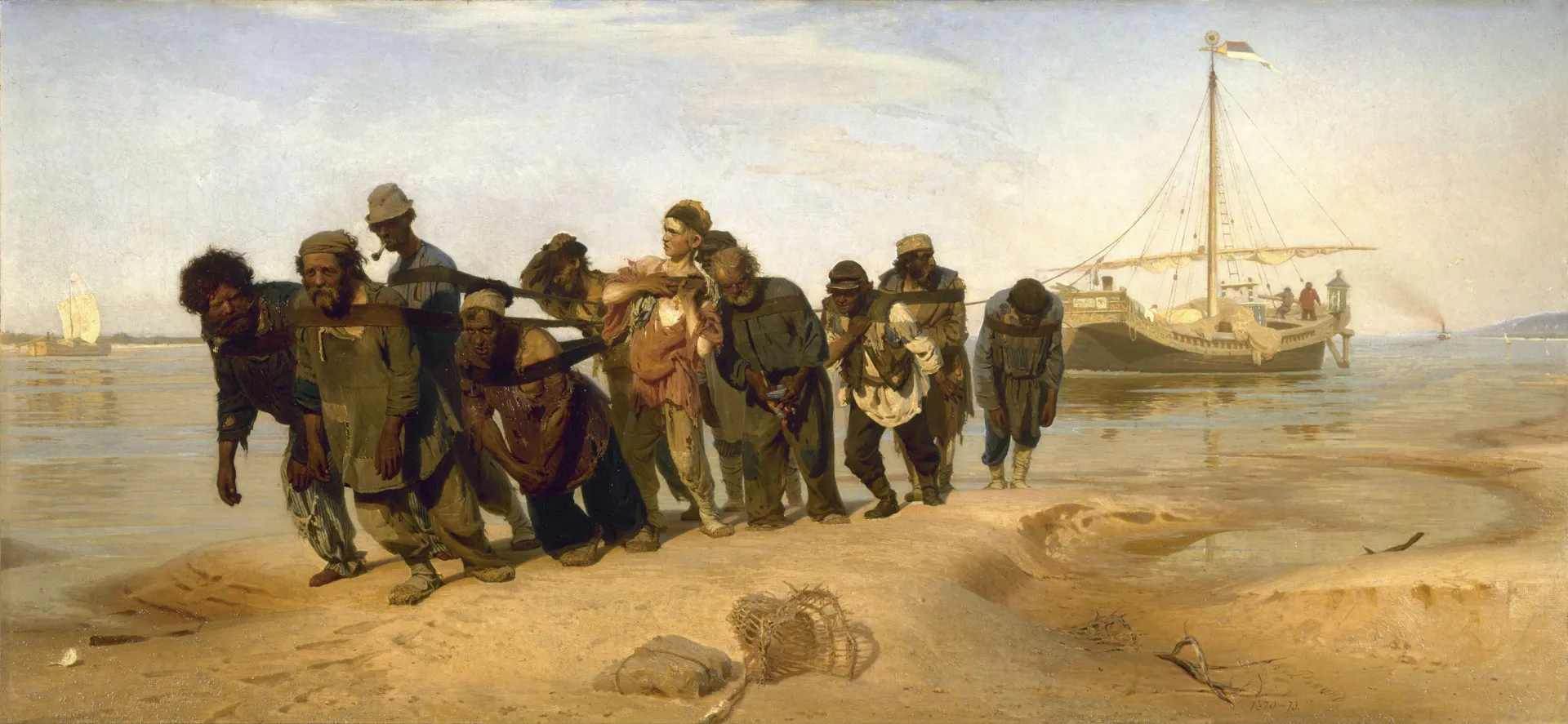 Ilia Répine Les Bateliers de la Volga