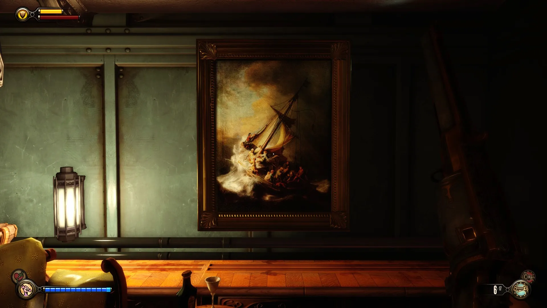 Bioschok Infinite Rembrant Christ dans la tempête