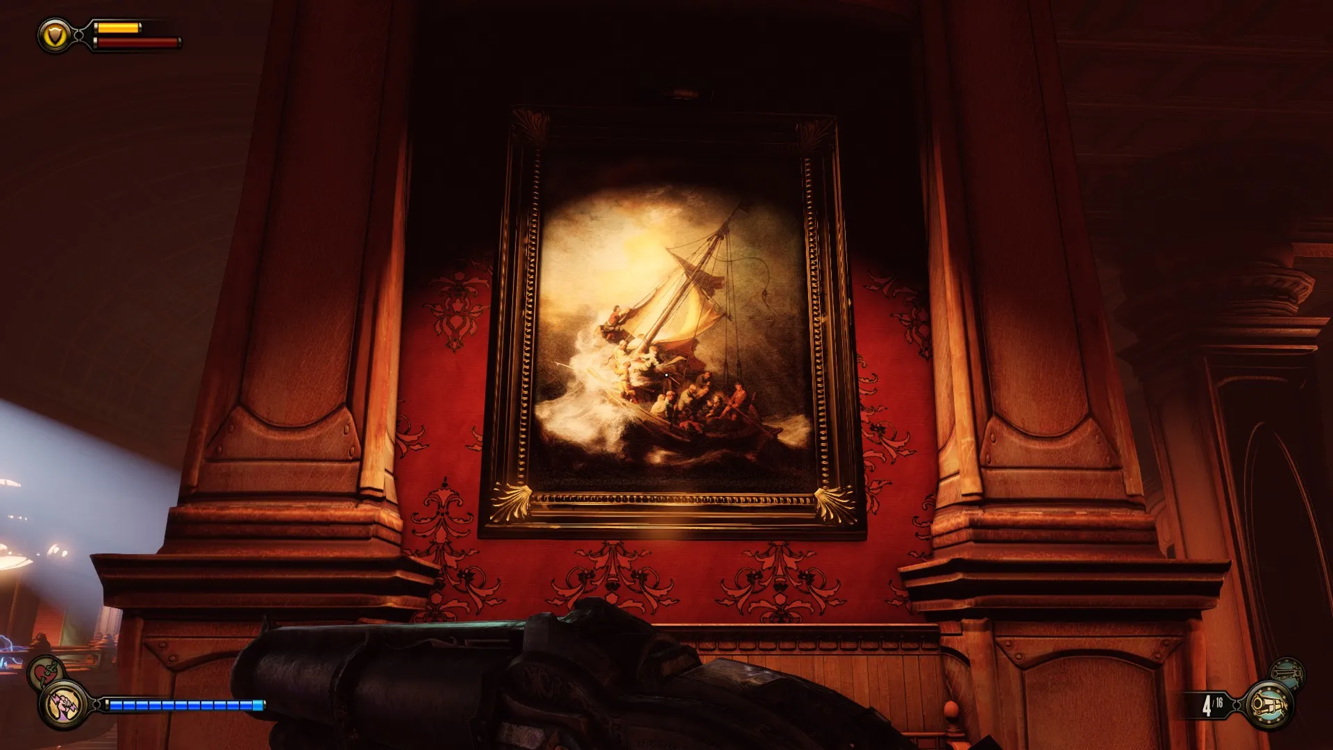 Bioschok Infinite Rembrant Christ dans la tempête