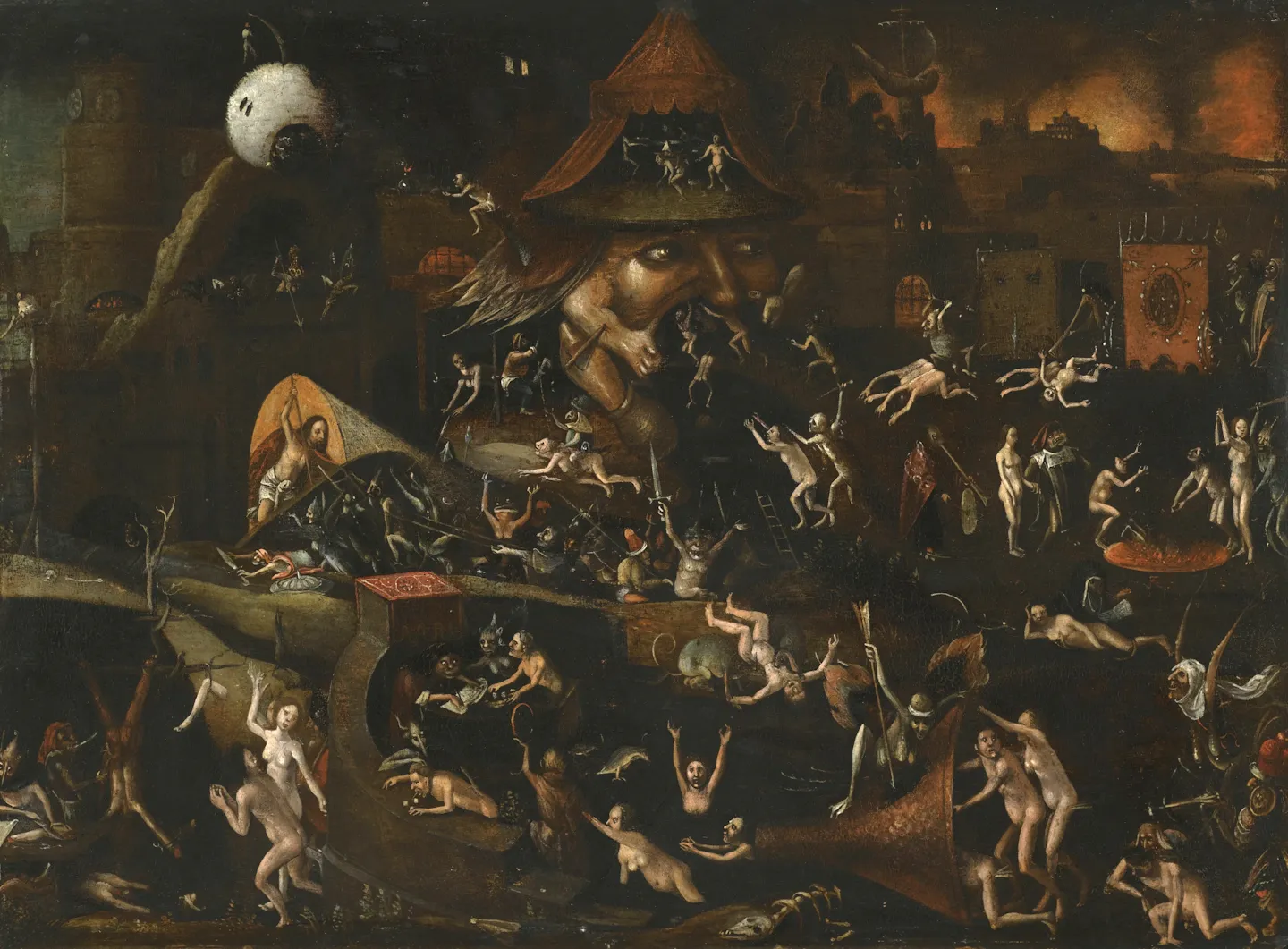 Les Tourments de l'Enfer suiveur de Bosch