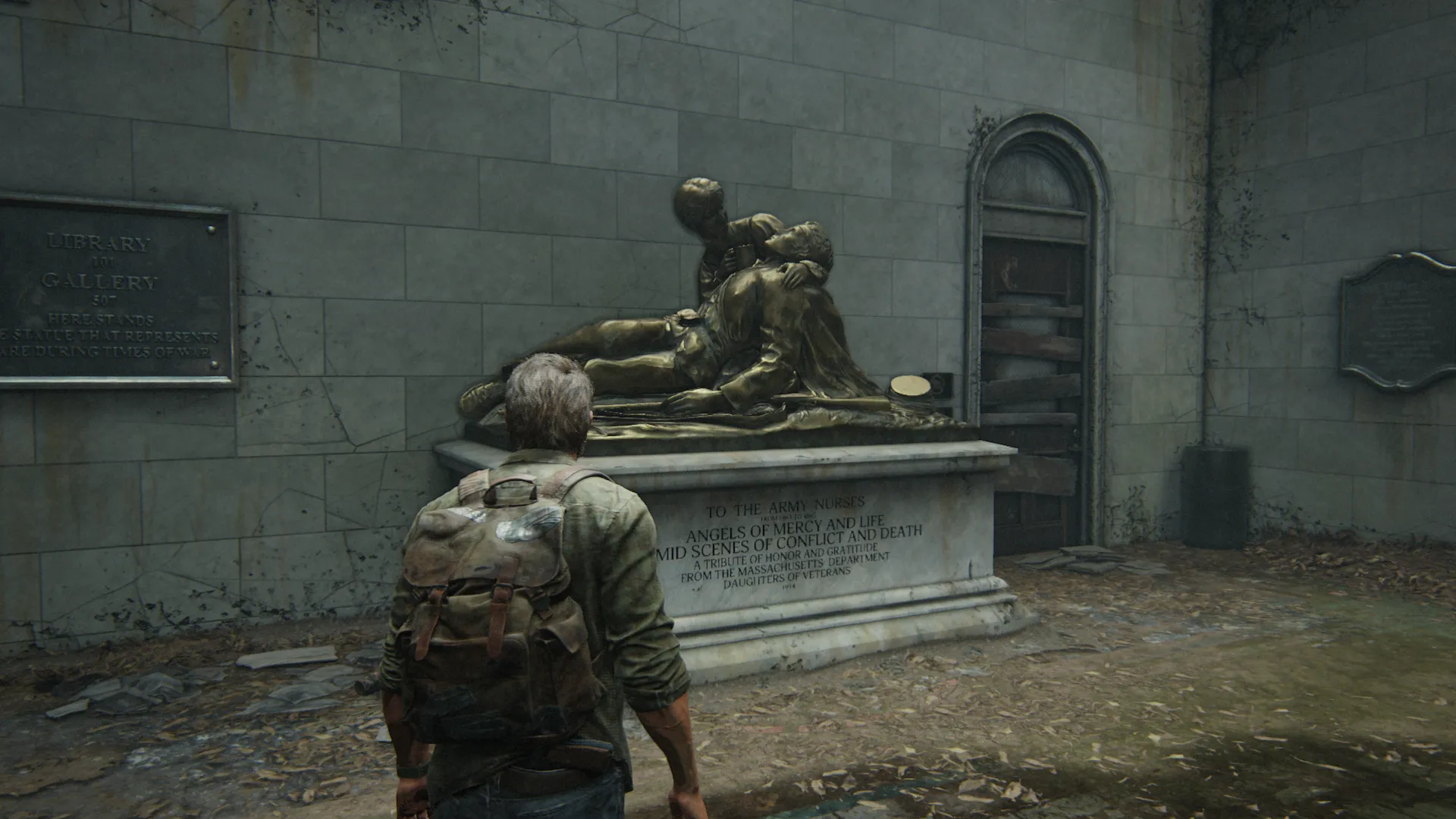 The Last of Us Part I, Army Nurses Memorial par Bela Pratt