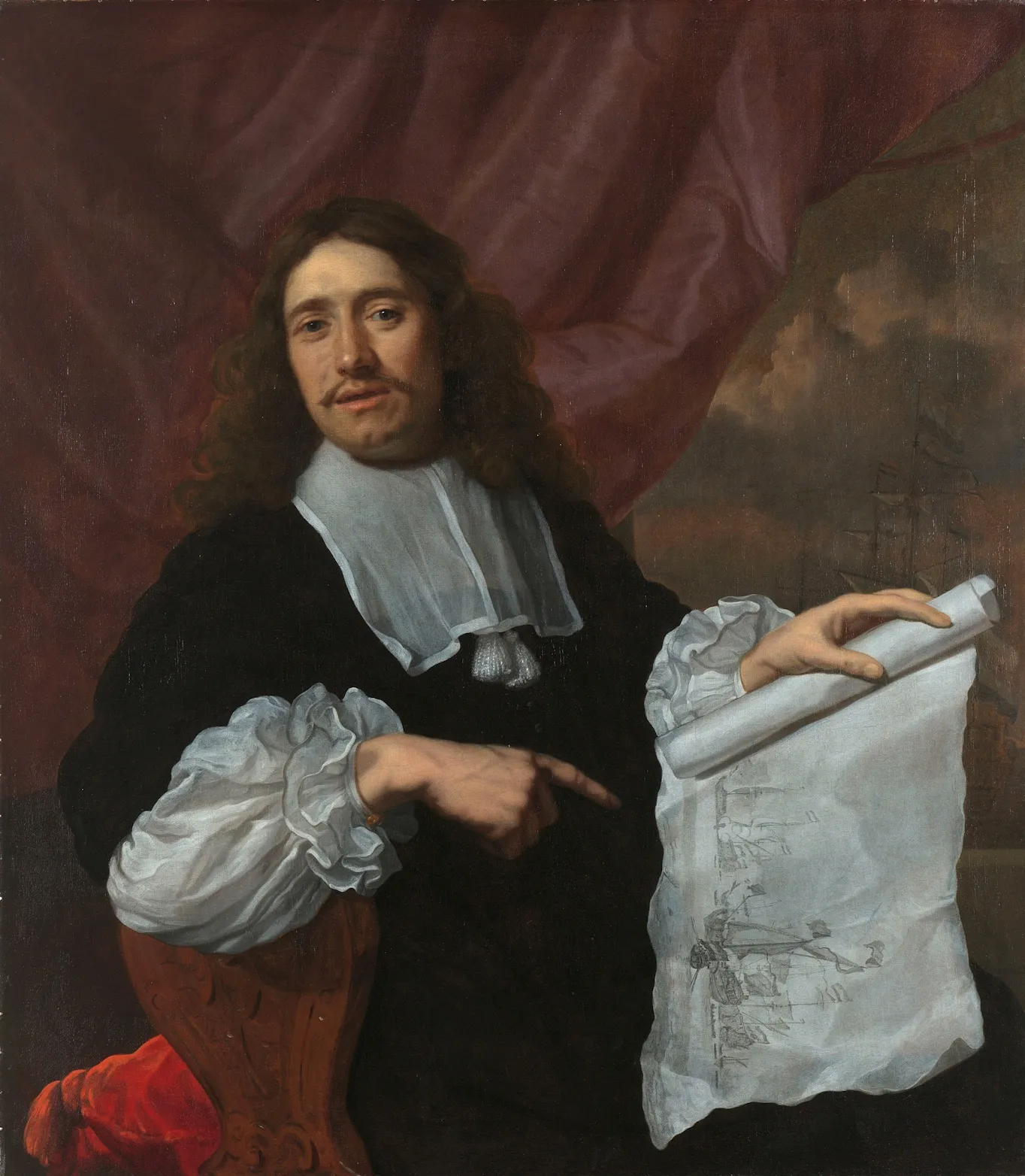 Portrait de Willem van de Velde II