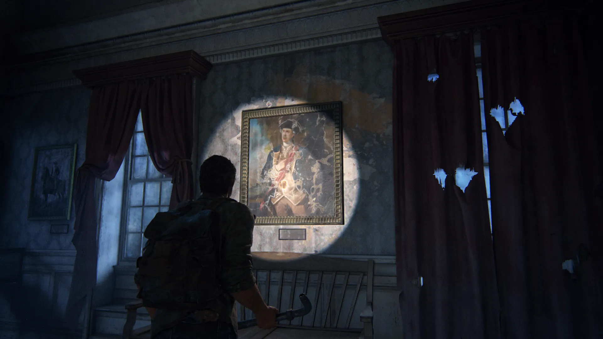 The Last of Us Part I, Portrait de Washington par Charles Willson Peale