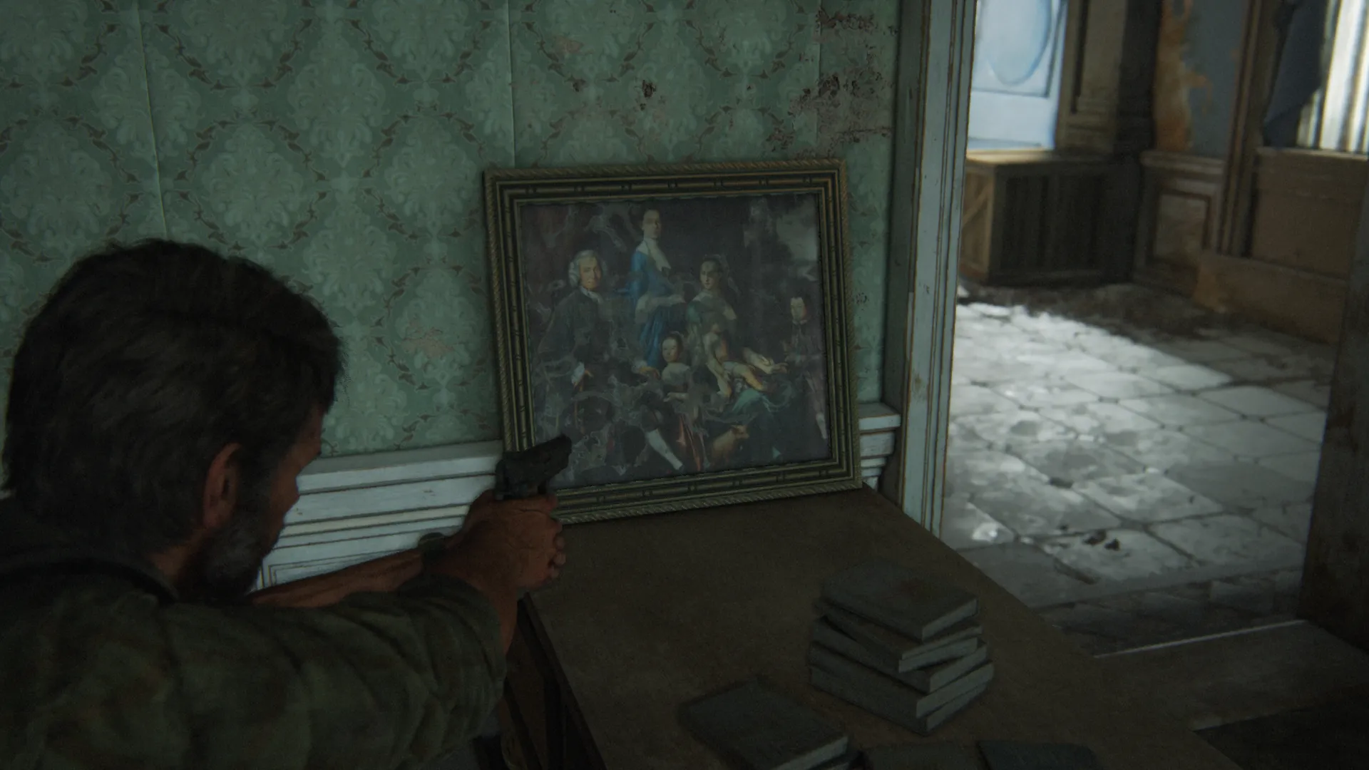 The Last of Us Part I, portrait de la famille Gordon par Henry Benbridge