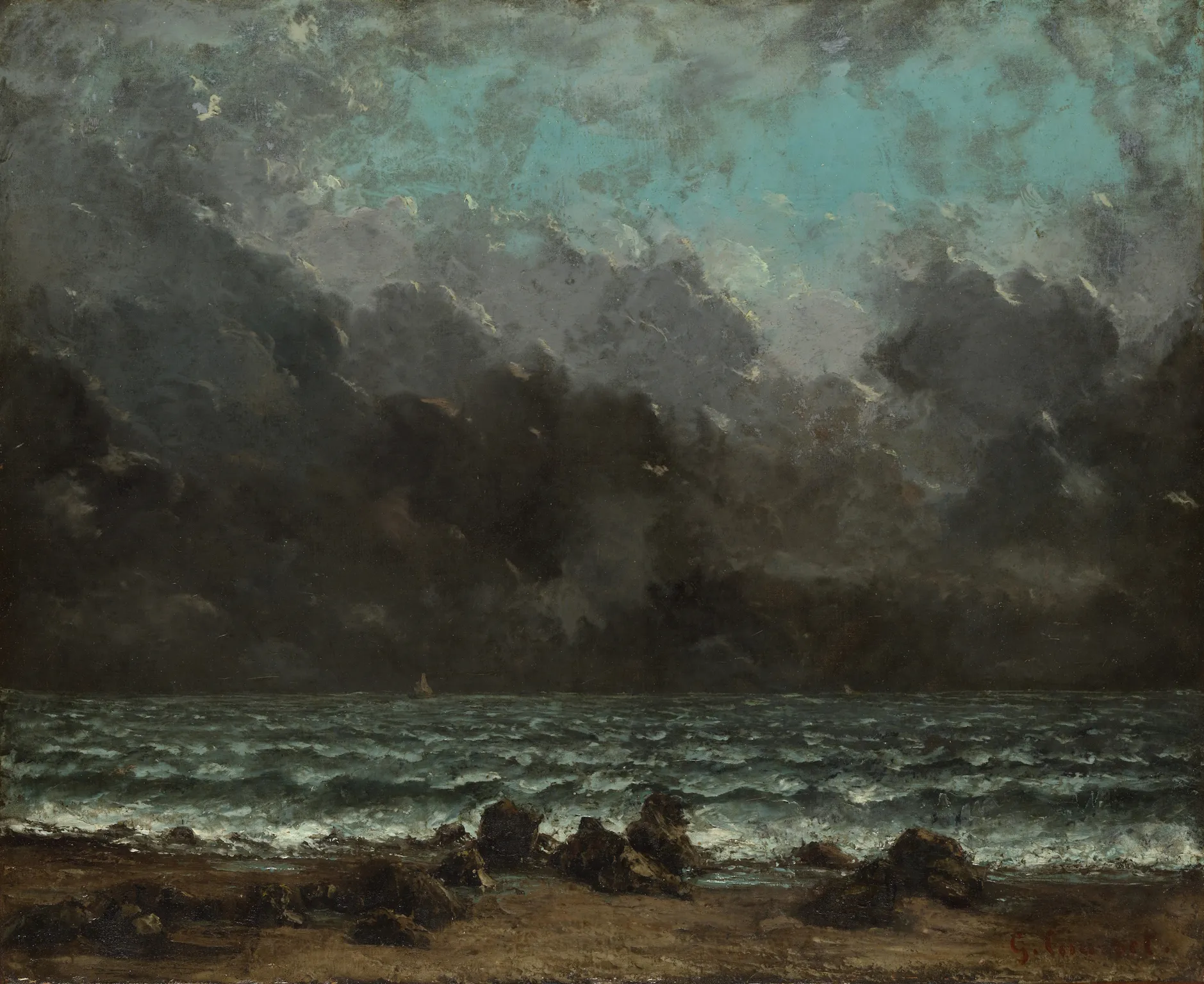 Courbet, La Mer, Met