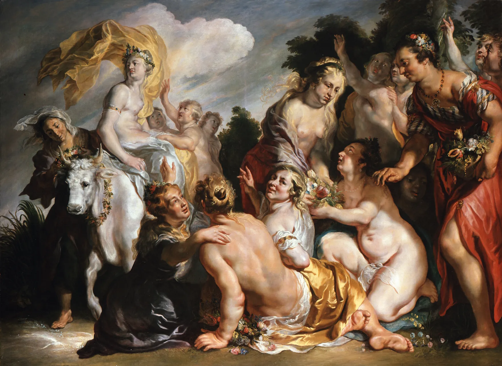 Jordaens, Enlèvement d'Europe