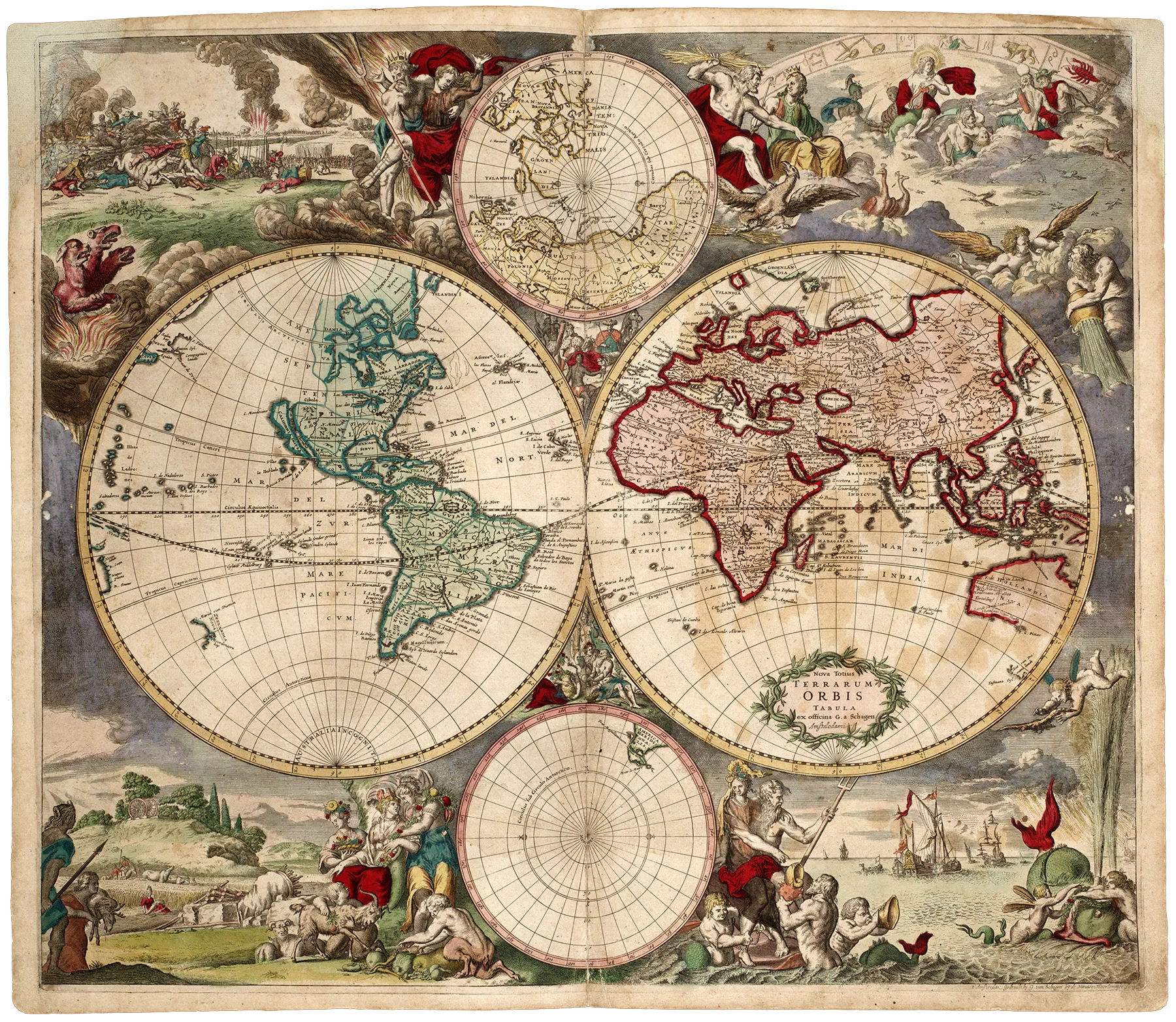 van Schagen, Nova totius terrarum orbis tabula