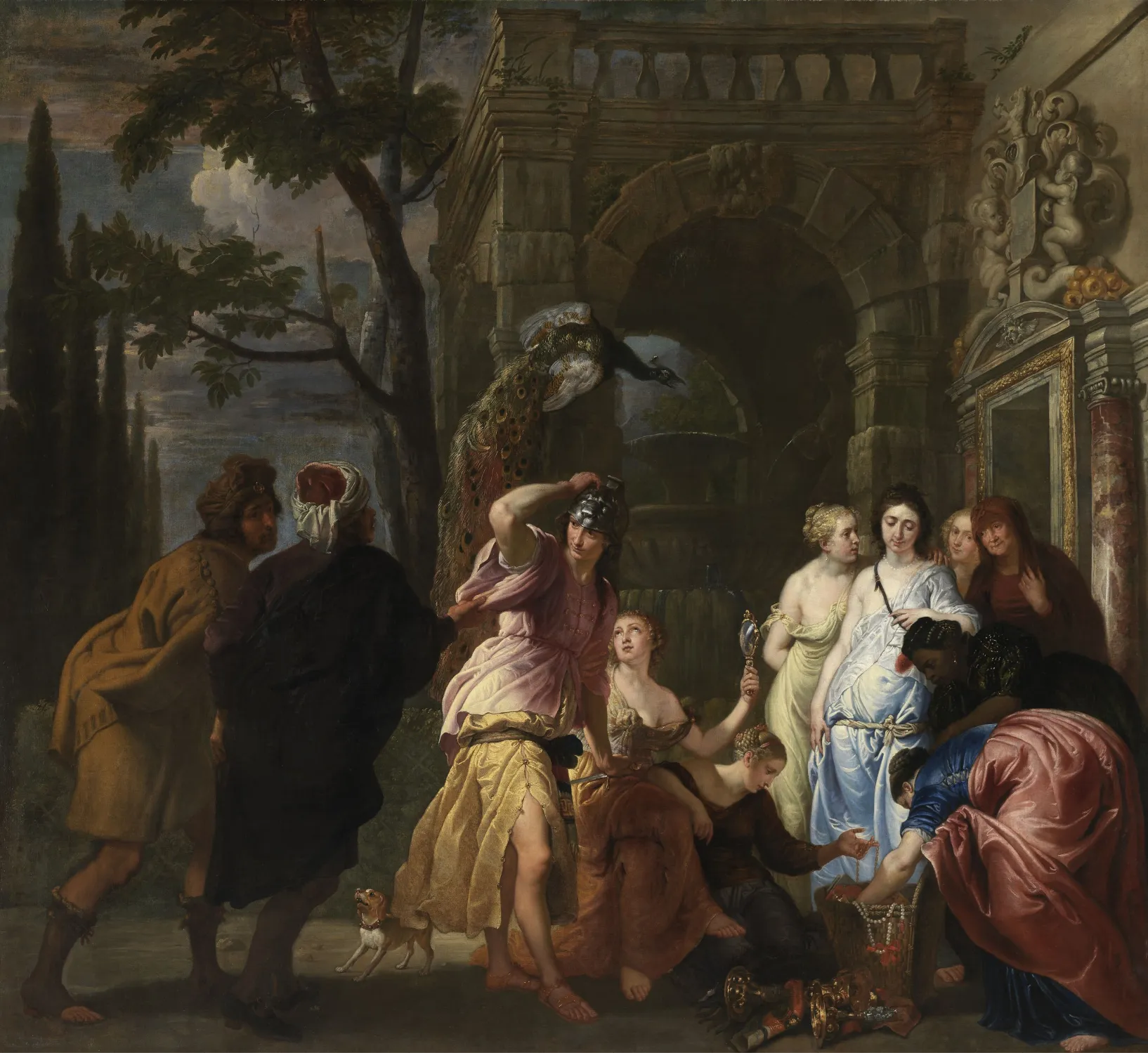 Érasme Quellin le Jeune, Achille parmi les filles de Lycodème