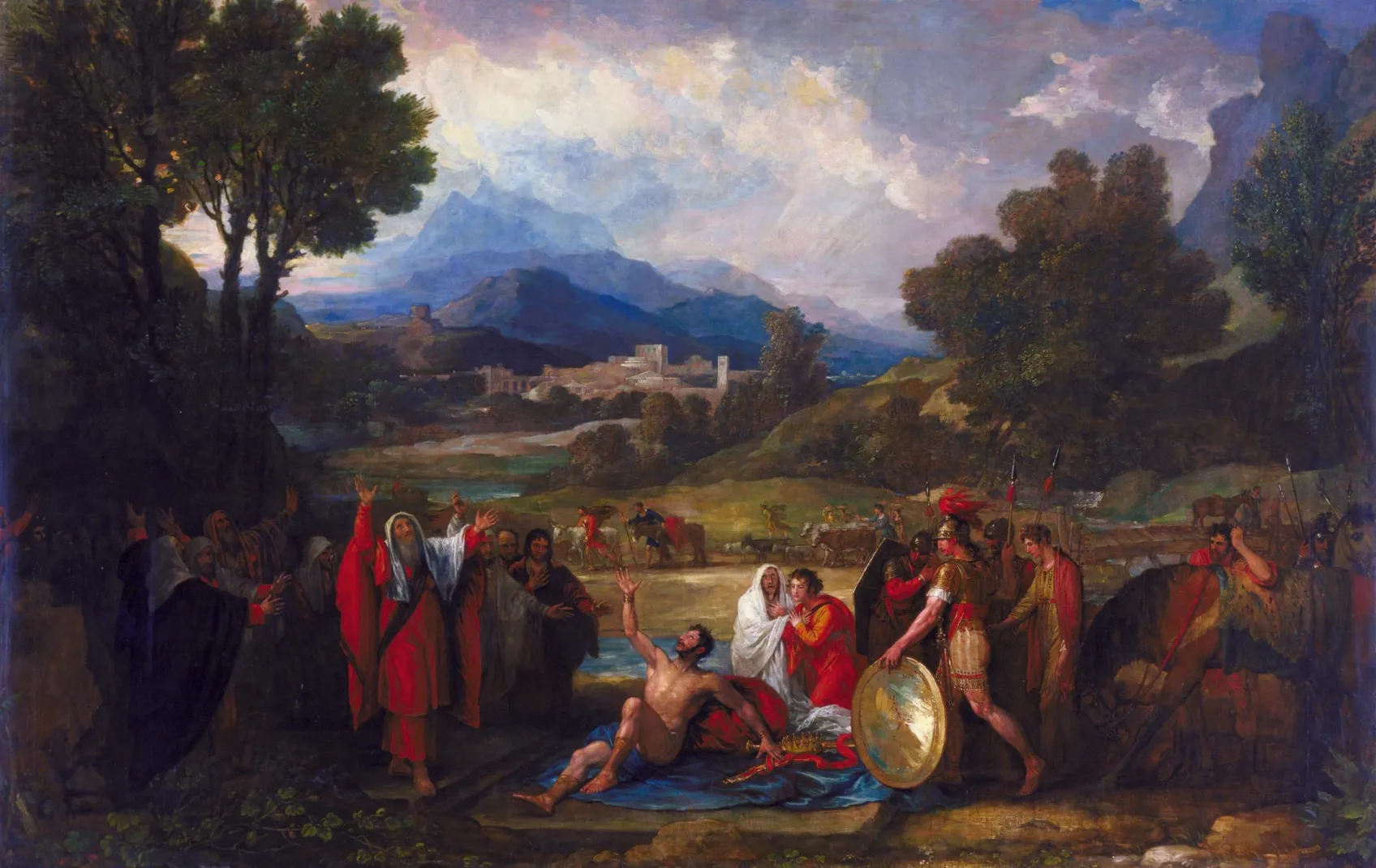 Benjamin West, Saül devant Samuel et les prophètes