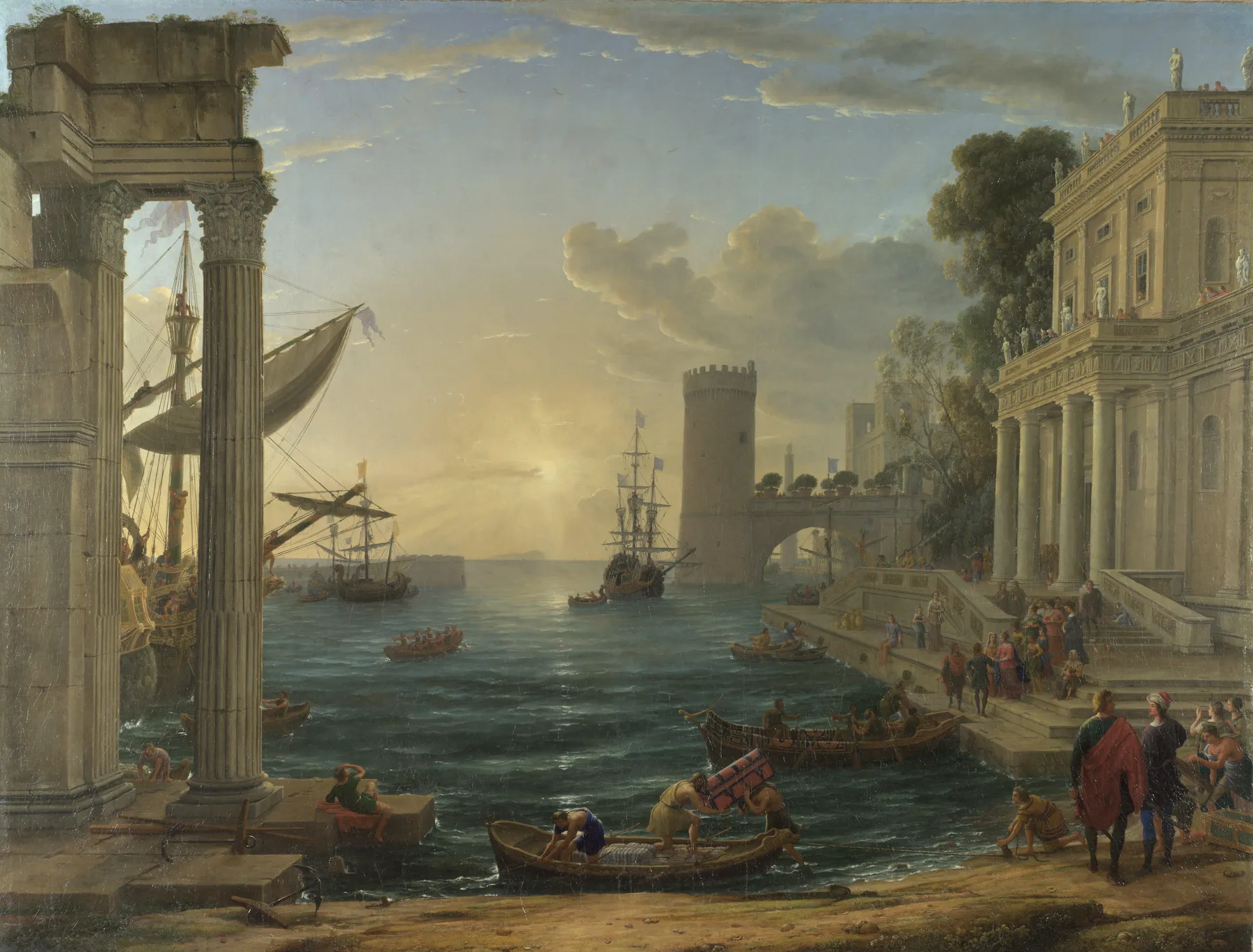 Claude Gellée, L'Embarquement de la reine de Saba