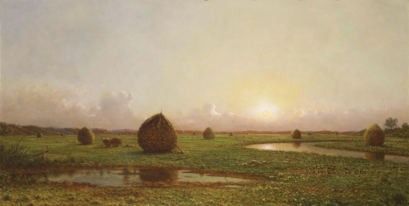 Martin Johnson Heade, Les meules de foin