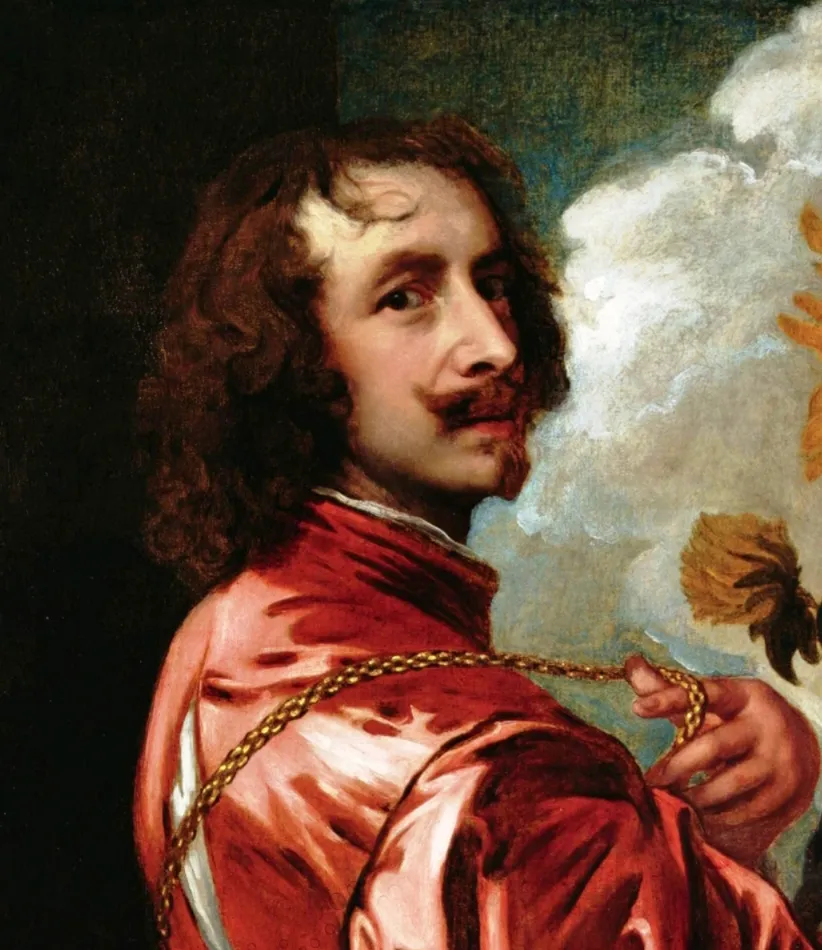 Van Dyck, Autoportrait au tournesol