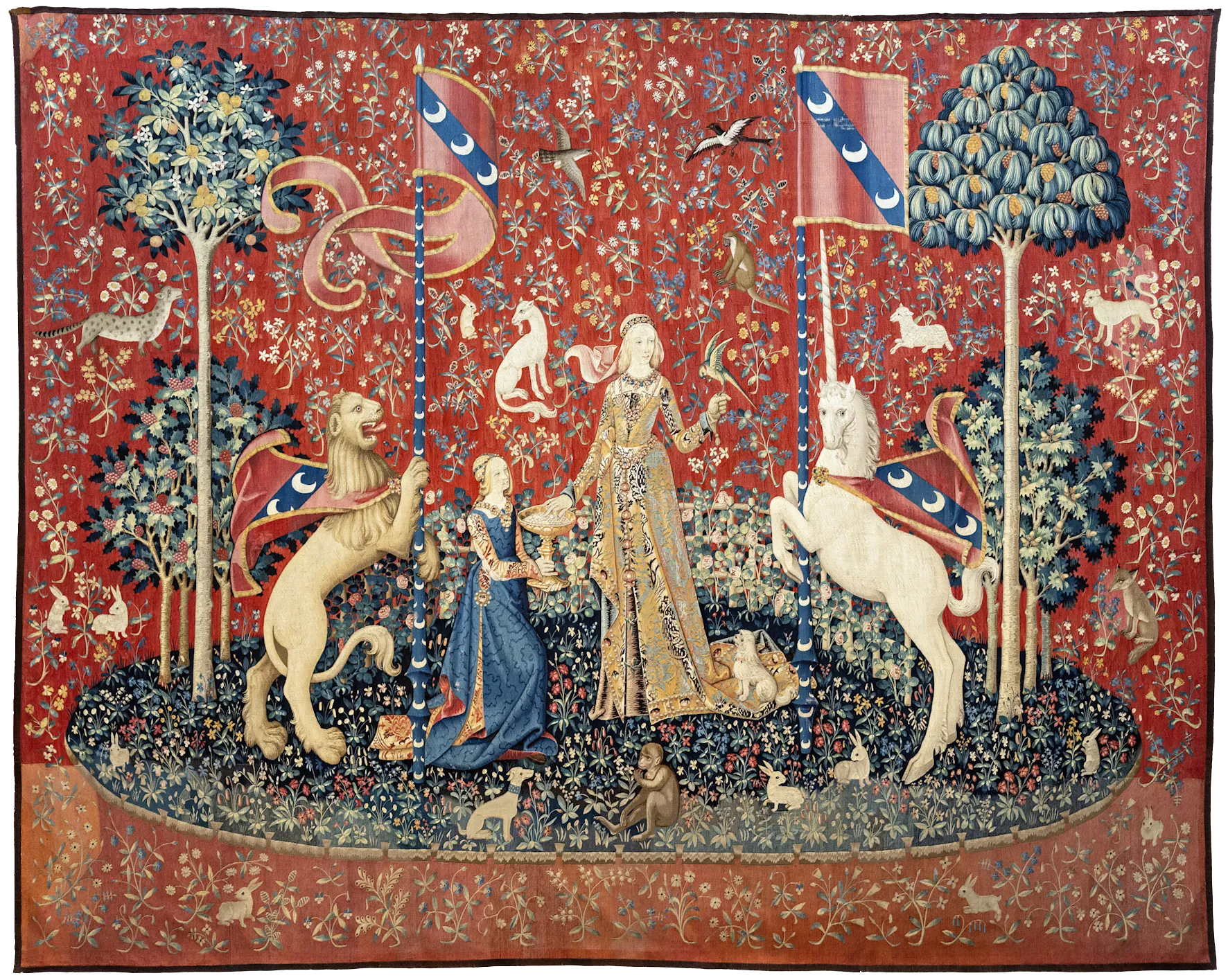 Tapisserie de la tenture dite de La Dame à la Licorne