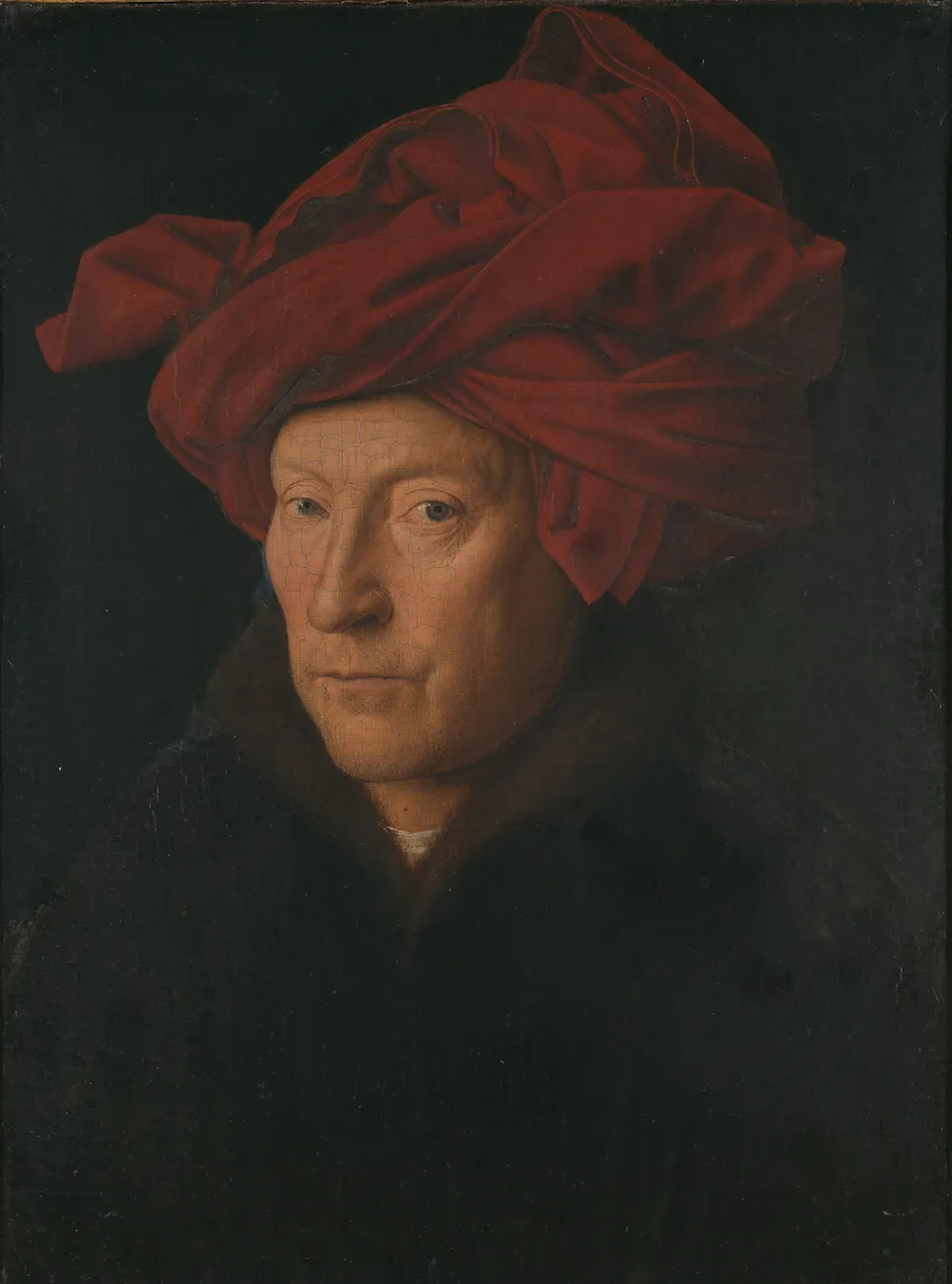 L'homme au turban rouge, aupotrait présumé de Jan van Eyck
