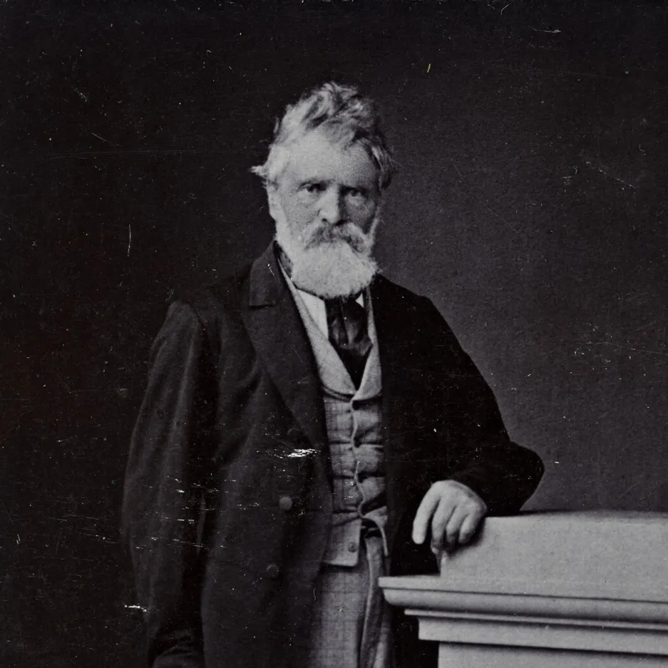 Portrait photographique du peintre Peder Balke