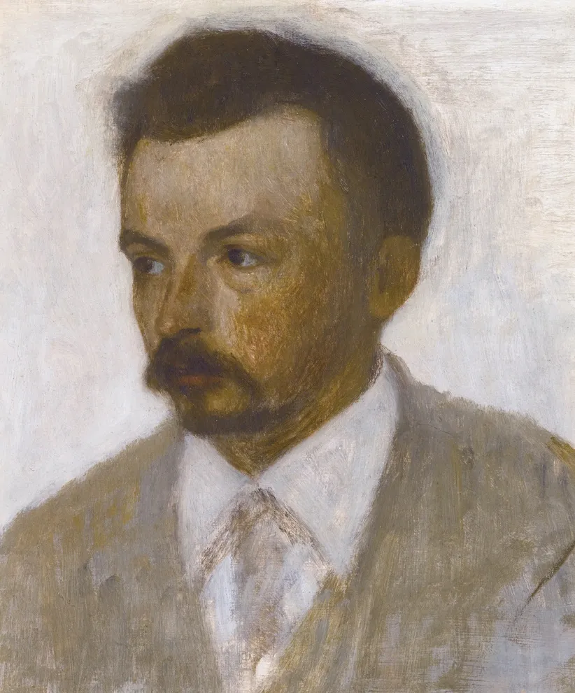 Autoportrait du peintre Vilhelm Hammershøi