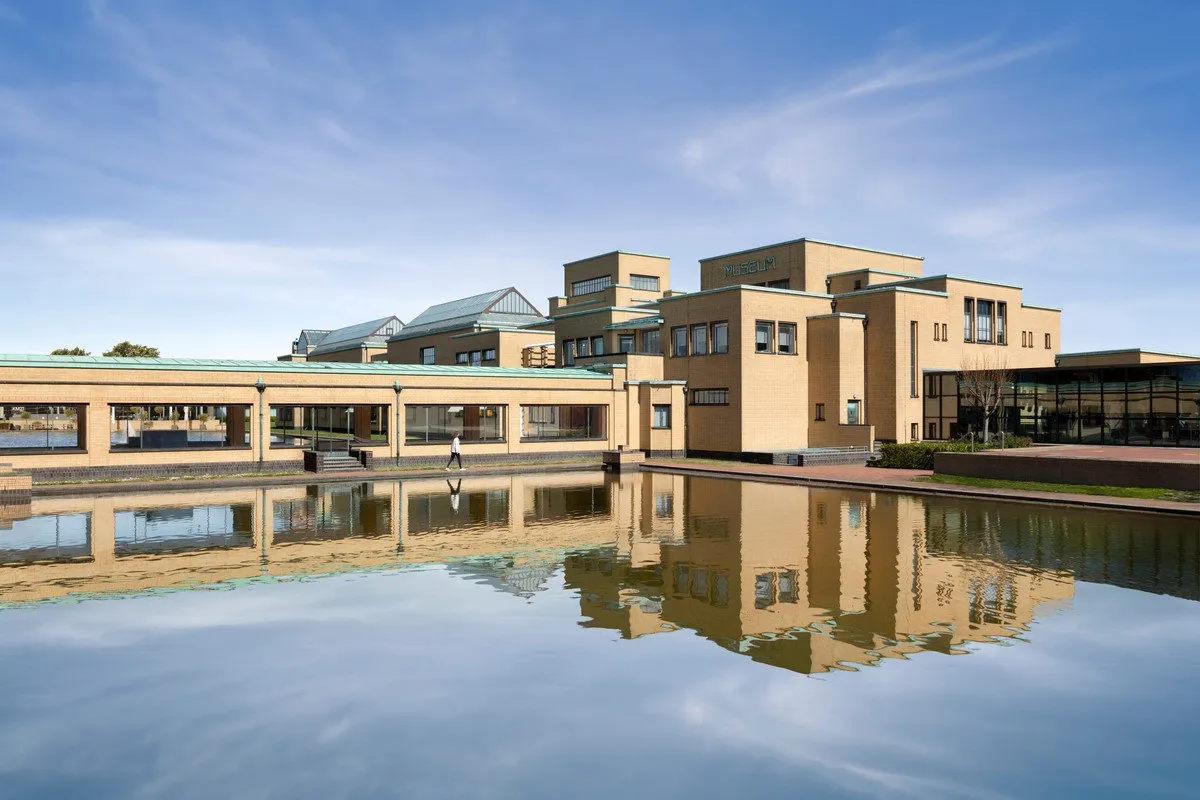 Vue extérieure du musée d'art de La Haye