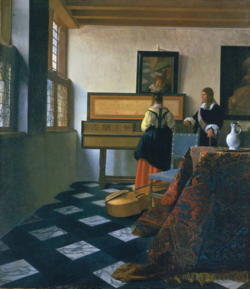 Vermeer Leçon de musique