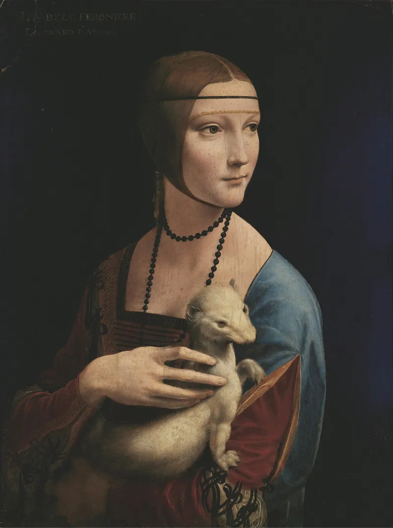 Léonard de Vinci Dame à l'hermine
