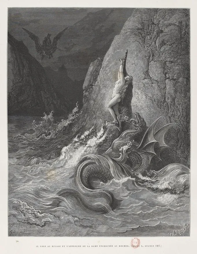 Gustave Doré, Roger délivrant Angélique